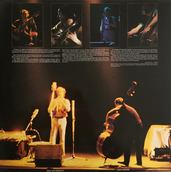 Oregon - In Performance | Elektra (ELK 62028) - 3