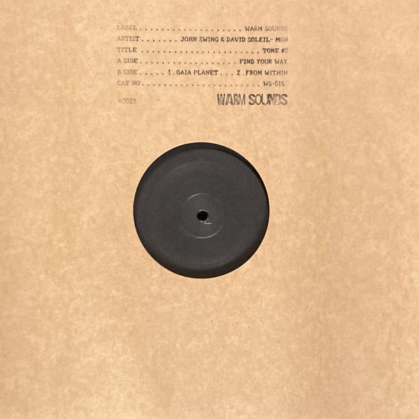 John Swing & David Soleil-mon - Tone #2 (limited 12" in hand-stamped sleeve) | Warm Sounds (WS 015) John Swing & David Soleil-mon - Tone #2 (limited 12" in hand-stamped sleeve) | Warm Sounds (WS 015)