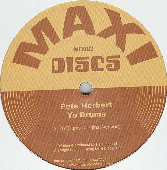 Pete Herbert - Yo Drums | Maxi Discs (MD002)