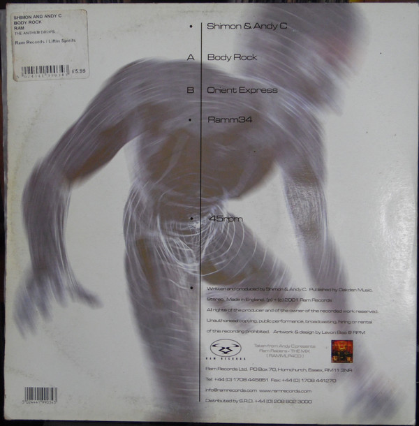 Andy C & Shimon - Body Rock | Ram Records (RAMM34) - 4