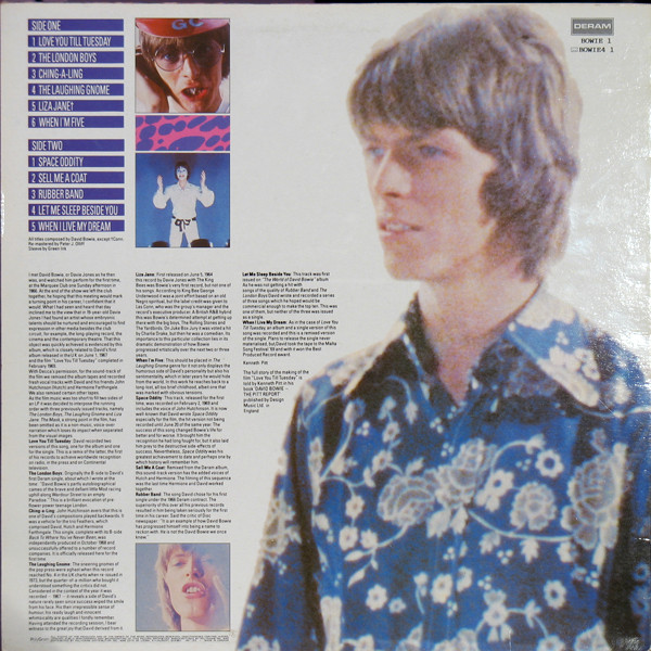 David Bowie - Love You Till Tuesday [Vinyl] | Deram (BOWIE 1) - 2