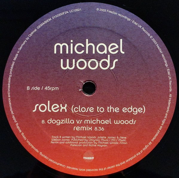 Michael Woods - Solex (Close To The Edge) | free2air Recordings (0150350F2A) - 4
