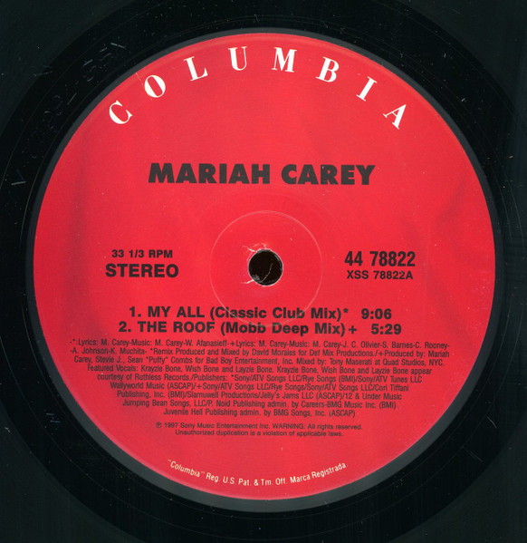 Mariah Carey - My All / Breakdown | Columbia (44 78822) - 3