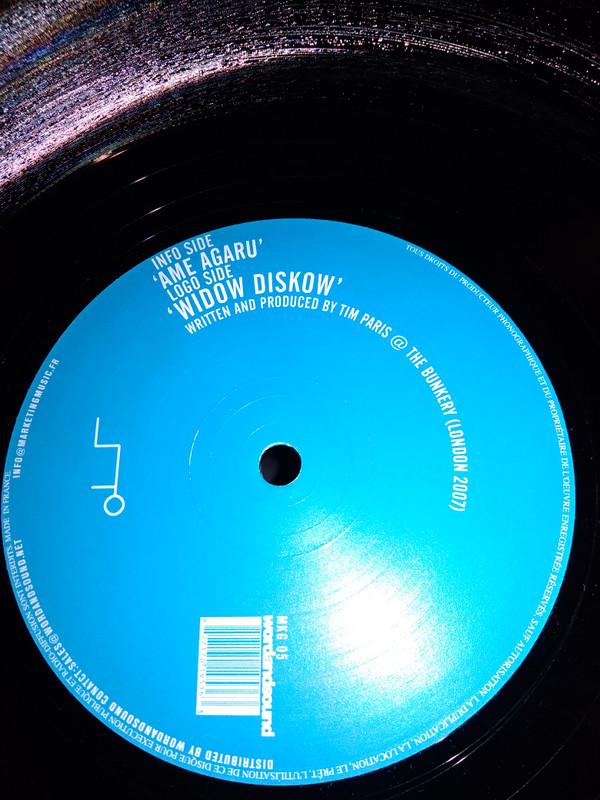 Tim Paris - Ame Agaru / Widow Diskow | Marketing Music (MKG 005) - 2