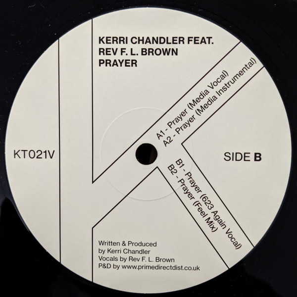Kerri Chandler Feat. Reverend F.L. Brown - Prayer | Kaoz Theory (KT021V) - main