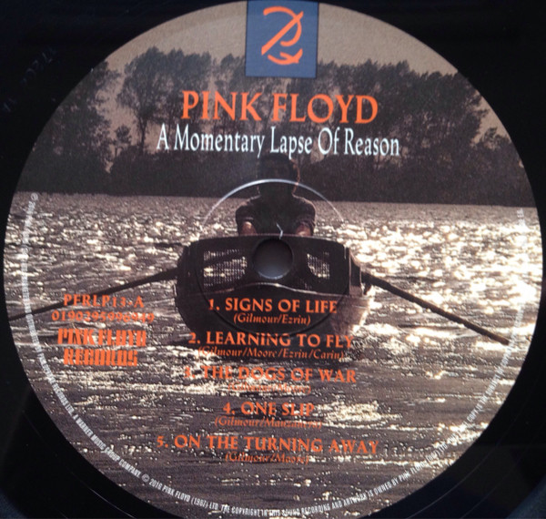 Pink Floyd - A Momentary Lapse Of Reason | Pink Floyd Records (PFRLP13) - 3
