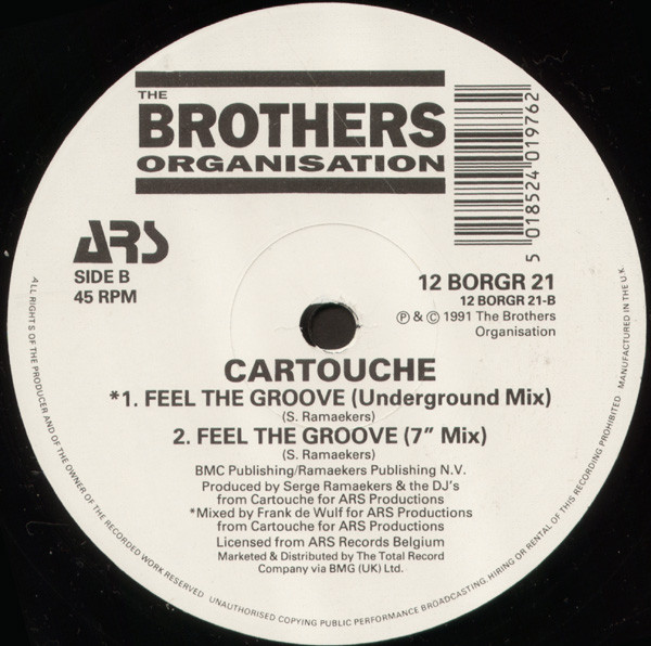 Cartouche - Feel The Groove | The Brothers Organisation (12 BORGR 21) - 2 Cartouche - Feel The Groove | The Brothers Organisation (12 BORGR 21) - 2