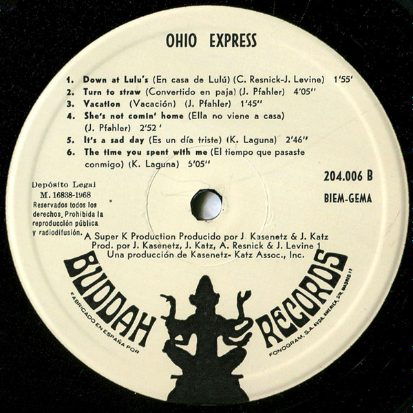 Ohio Express - The Ohio Express | Buddah Records (MONO 204006) - 4