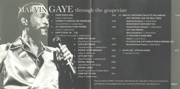 Marvin Gaye - Through The Grapevine | Time Music International Limited (TMI223) - 4