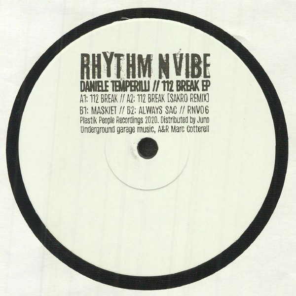 Daniele Temperilli - 112 Break EP | Rhythm N Vibe (RNV06)