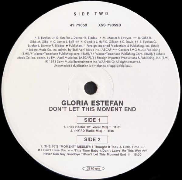 Gloria Estefan - Don't Let This Moment End | Epic Dance (49 79059) - 4 Gloria Estefan - Don't Let This Moment End | Epic Dance (49 79059) - 4