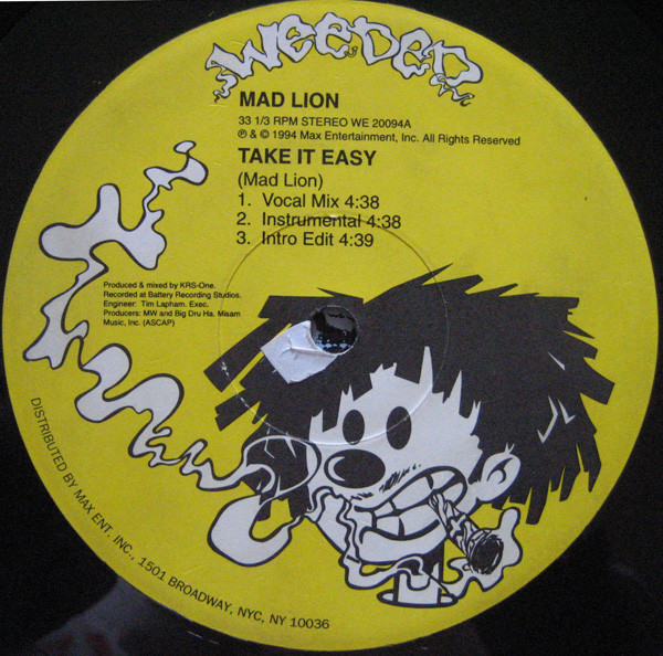 Mad Lion - Take It Easy | Weeded (WE 20094) - 2