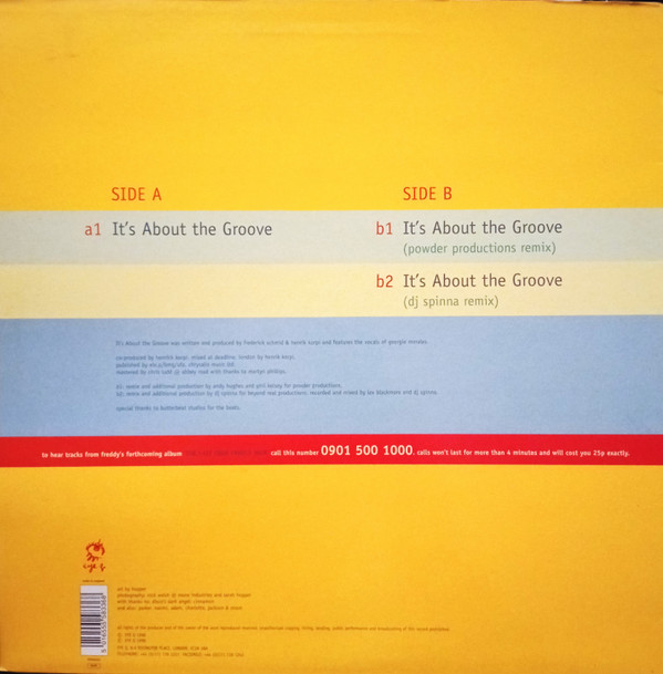 Freddy Fresh - It's About The Groove | Eye Q Records (EYE UK 033) - 2