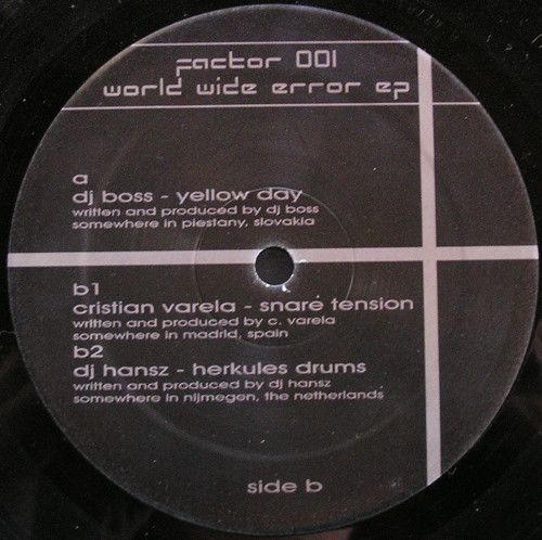 Various - World Wide Error EP | Klirfactor (Factor 001) - 3