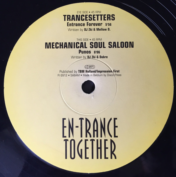 Trancesetters / Mechanical Soul Saloon - En-Trance Together | First Impression (FI 6912) - 3