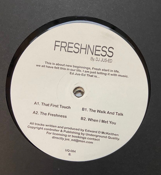 Jus-Ed - Freshness | Underground Quality (UQ-084) - main