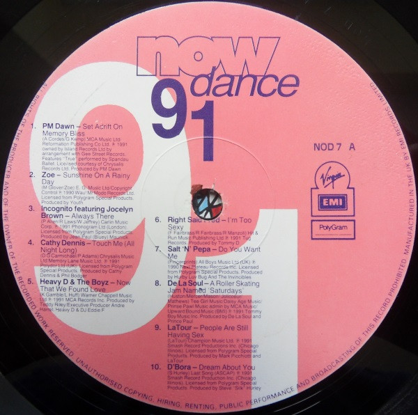 Various - Now Dance 91 | Virgin EMI (NOD 7) - 2 Various - Now Dance 91 | Virgin EMI (NOD 7) - 2