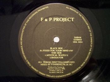 F & P Project - Food For Your Mind | Mackenzie Records (USA 3034)