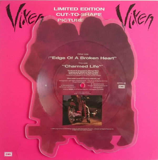 Vixen - Edge Of A Broken Heart | EMI (MTPD 48) - 2