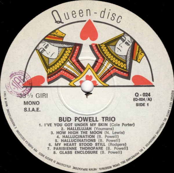 Bud Powell - Live At Birdland | Queen-disc (Q 024) - 2 Bud Powell - Live At Birdland | Queen-disc (Q 024) - 2