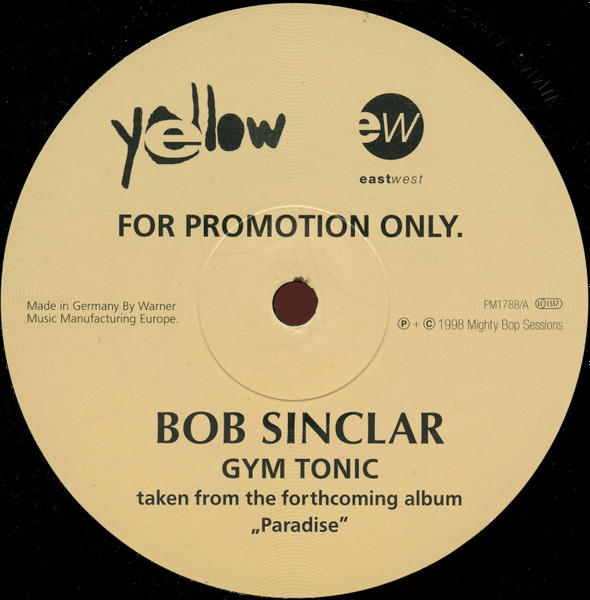 Bob Sinclar - Gym Tonic | EastWest (PM1788) - 2 Bob Sinclar - Gym Tonic | EastWest (PM1788) - 2