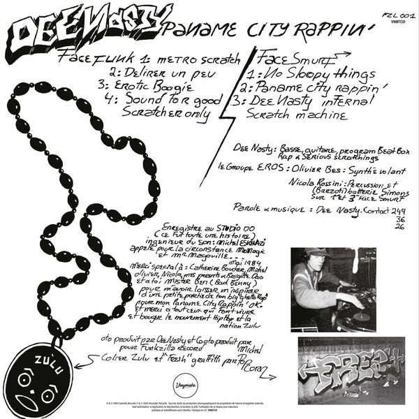 Dee Nasty - Paname City Rappin' | Vinymatic RECORDS (FZL001 - VNMTC01) - 2