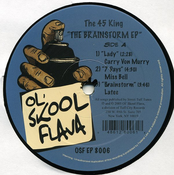 The 45 King - The Brainstorm EP | Ol' Skool Flava (OSF EP 8006) - main