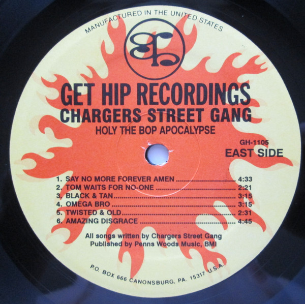 Chargers Street Gang - Holy The Bop Apocalypse | Get Hip Recordings (GH-1105CV) - 4
