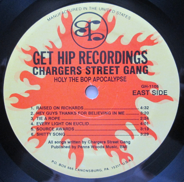 Chargers Street Gang - Holy The Bop Apocalypse | Get Hip Recordings (GH-1105CV) - 3