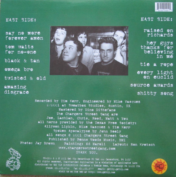 Chargers Street Gang - Holy The Bop Apocalypse | Get Hip Recordings (GH-1105CV) - 2