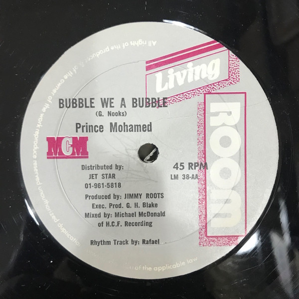 George Nooks / Prince Mohammed - How Could I Leave / Bubble We A Bubble | Living Room (LM 38) - main