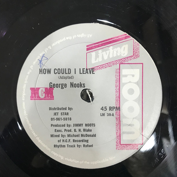 George Nooks / Prince Mohammed - How Could I Leave / Bubble We A Bubble | Living Room (LM 38) - 2