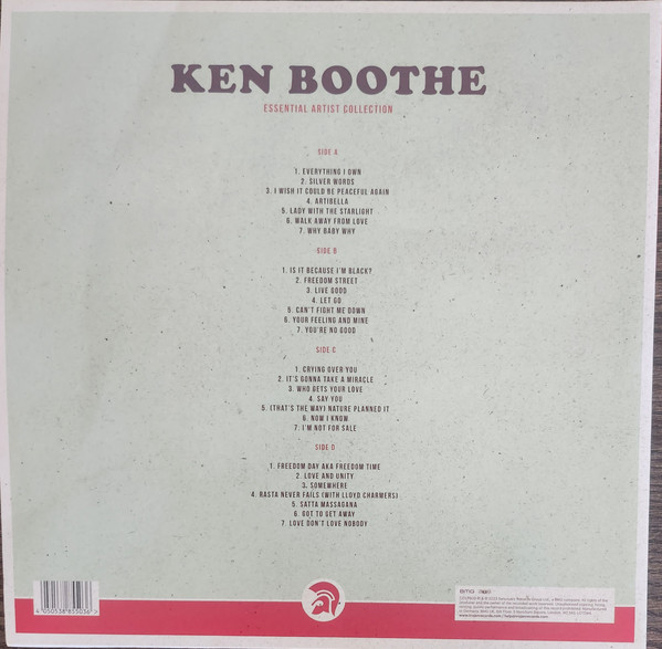 Ken Boothe - Essential Artist Collection | Trojan Records (TJDLP609) - 4 Ken Boothe - Essential Artist Collection | Trojan Records (TJDLP609) - 4