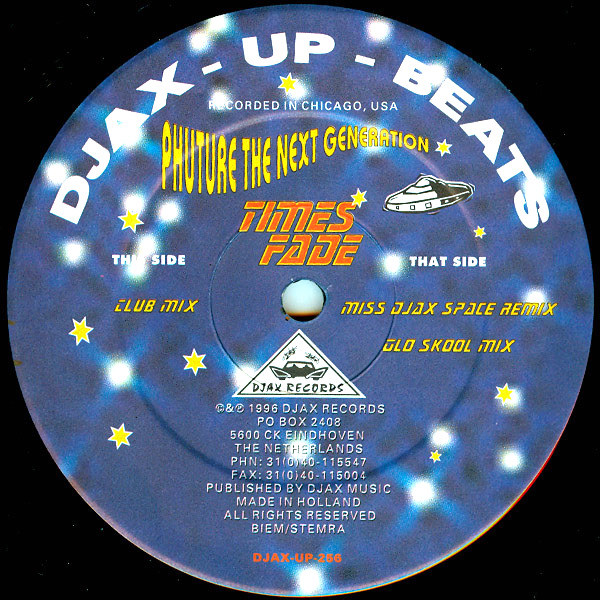 Phuture The Next Generation - Times Fade | Djax-Up-Beats (DJAX-UP-256) - 3 Phuture The Next Generation - Times Fade | Djax-Up-Beats (DJAX-UP-256) - 3