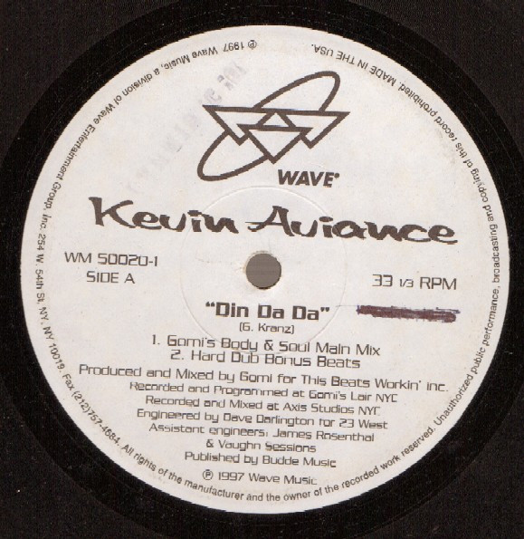Kevin Aviance - Din Da Da | Wave Music (WM50020-1)