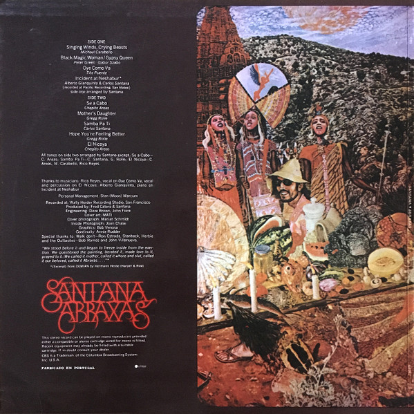 Santana - Abraxas | CBS (64087) - 2
