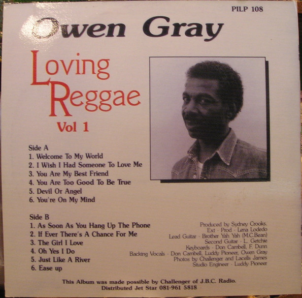 Owen Gray - Loving Reggae Vol 1 | Pioneer International (PILP 108)