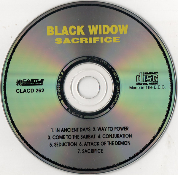Black Widow - Sacrifice | Castle Classics (CLACD 262) - 3