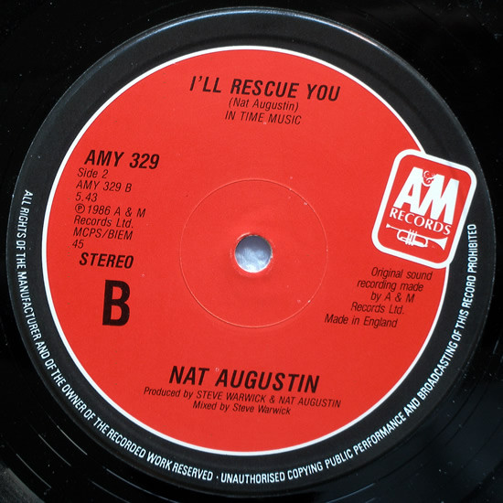 Nat Augustin - Ego | A&M Records (AMY 329) - 4