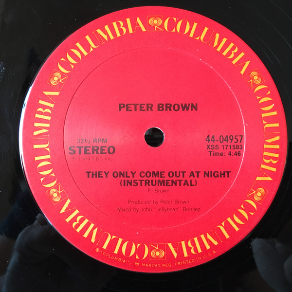 Peter Brown - They Only Come Out At Night | Columbia (44-04957) - 4