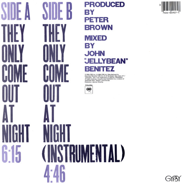 Peter Brown - They Only Come Out At Night | Columbia (44-04957) - 2