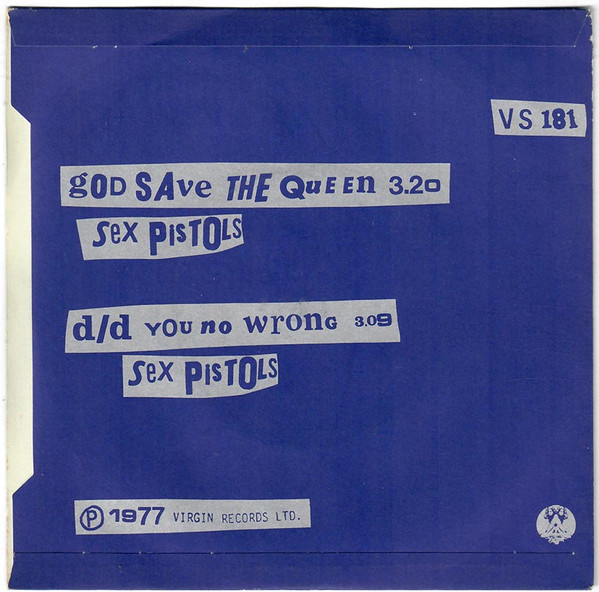 Sex Pistols - God Save The Queen | Virgin (VS 181) - 2