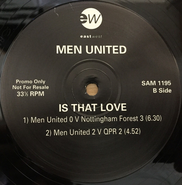 Men United - Is That Love | EastWest (SAM 1195) - 3