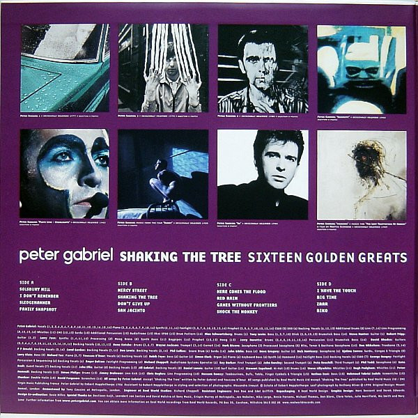 Peter Gabriel - Shaking The Tree: Sixteen Golden Greats | Real World Records (PGLP09) - 3 Peter Gabriel - Shaking The Tree: Sixteen Golden Greats | Real World Records (PGLP09) - 3