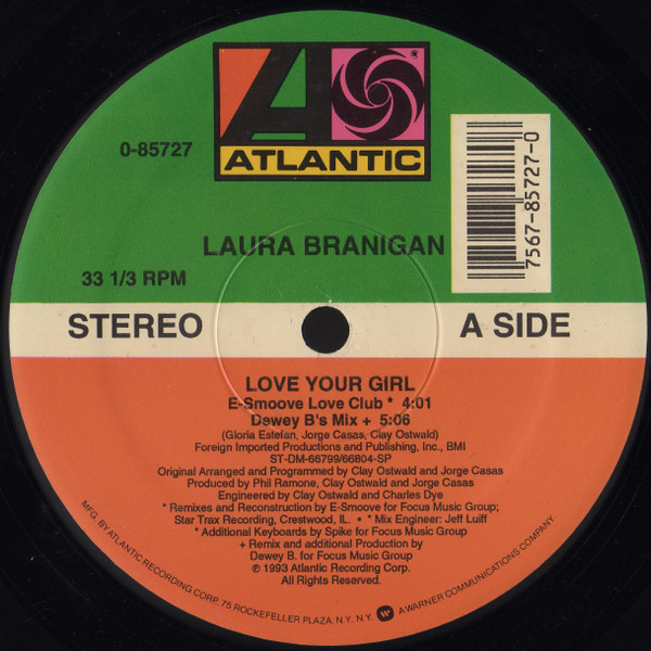 Laura Branigan - Love Your Girl | Atlantic (0-85727)