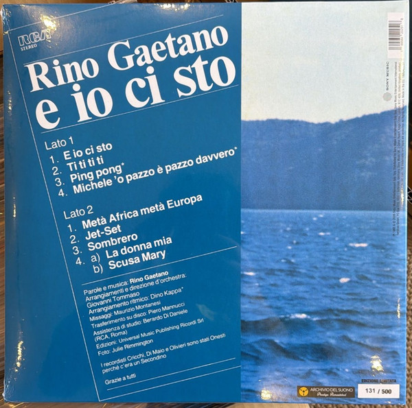 Rino Gaetano - E Io Ci Sto | Sony Music (19958420251) - 2