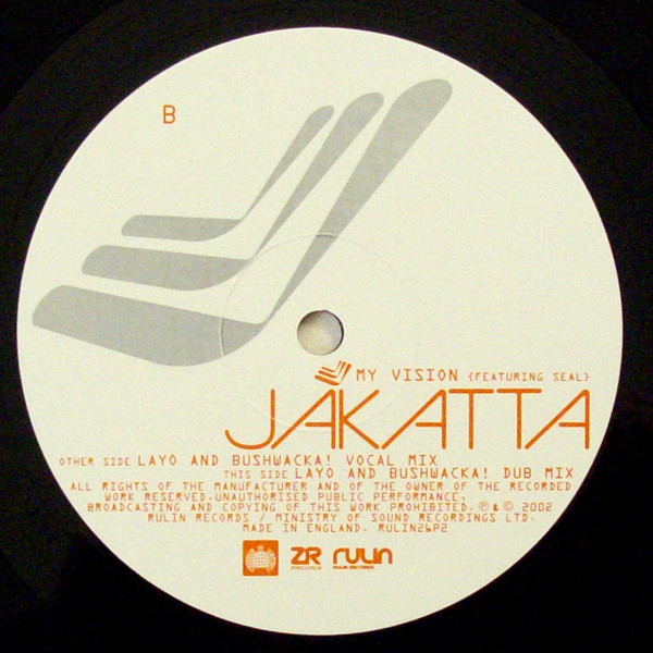Jakatta Featuring Seal - My Vision | Rulin Records (RULIN26P2) - 3