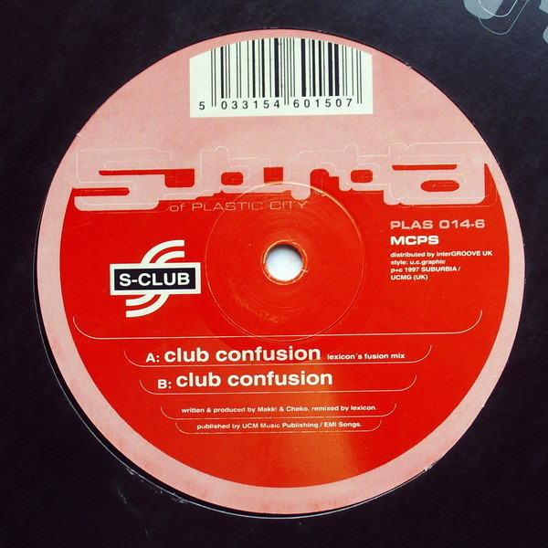 S-Club - Club Confusion | Plastic City Suburbia (PLAS 014-6) - main