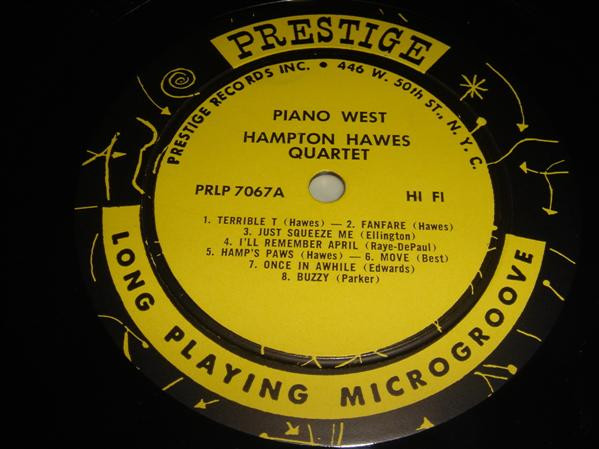 Freddie Redd / Hampton Hawes - Piano: East/West | Prestige (LP 7067) - 3