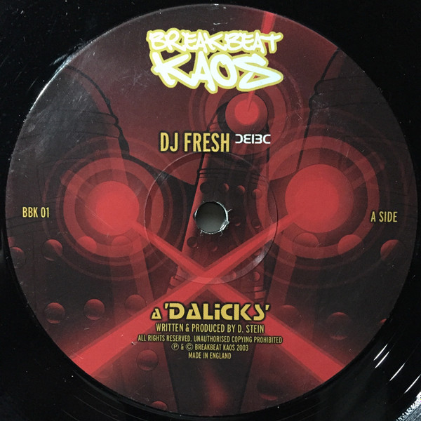 Fresh - Dalicks / Temple Of Doom | Breakbeat Kaos (BBK 01) - 2